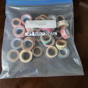 Lot of Washi Tape - 29 Rolls
